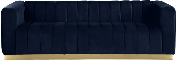 Francis Sofa In Navy Velvet