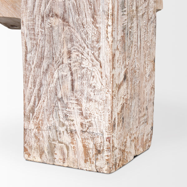 McArthur Rectangular Reclaimed Wood W/ White Wash Coffee Table