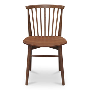 Moe's Marley Dining Chair Walnut Set of 2