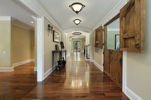 Lagoon 3 Light Ceiling in Matte Black Finish