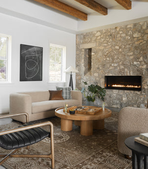 Gidget Sofa In 84" In Sheepskin Camel