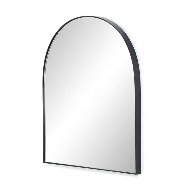 Georgina Wide Mirror In Iron Matte Black