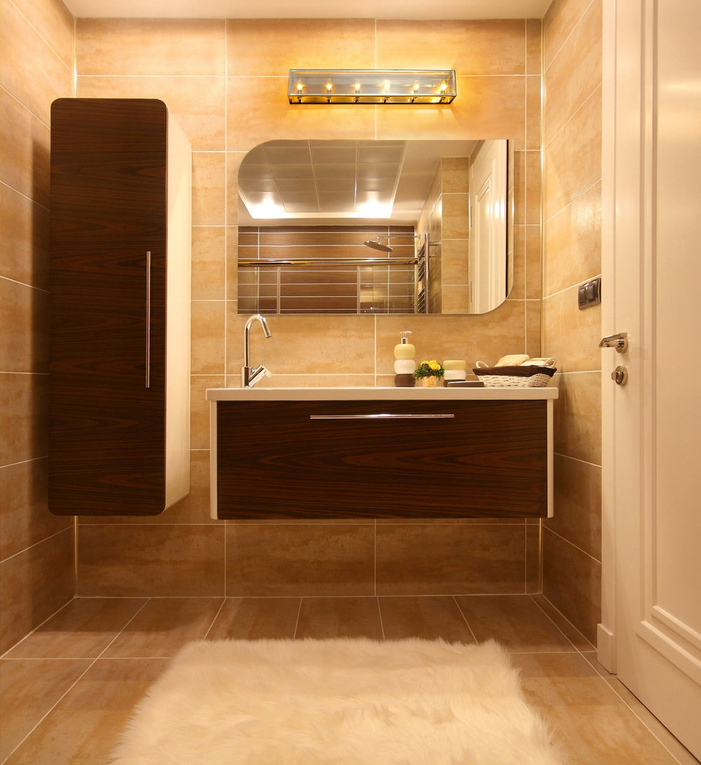 Infinity 6 Light Vanity in Chrome Finish