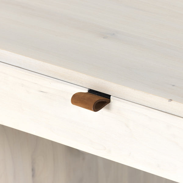 Trey Executive Desk In Dove Poplar