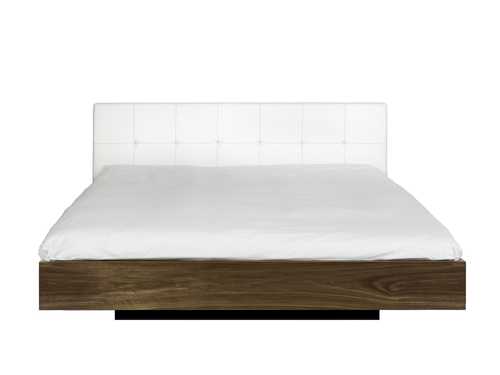 Floating Modern King Bed White, Modern King Bed
